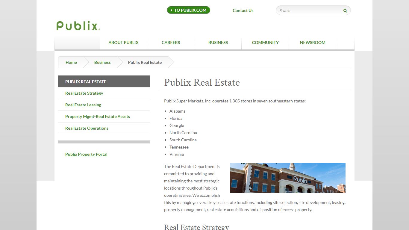 Publix Real Estate | Publix Super Markets